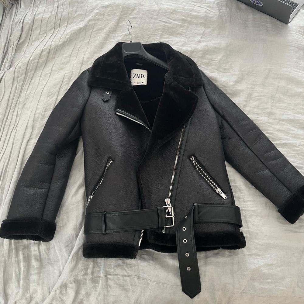 ZARA double faced jacket size SMALL like new barely worn